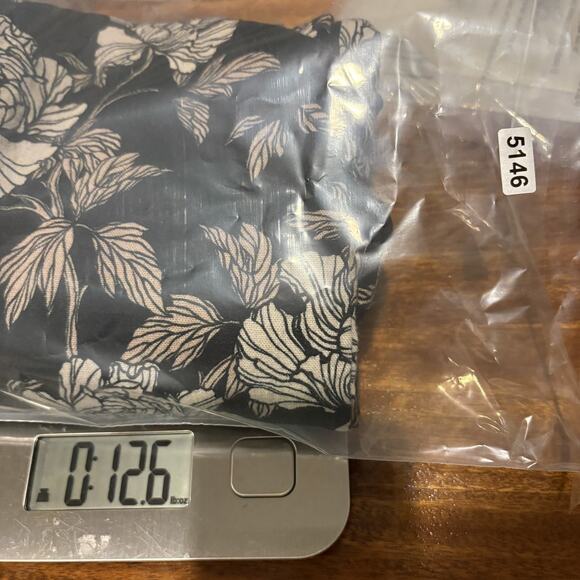 DaHui Hawaii Pants Womens Medium Black White Floral Wide Leg Linen Blend Smocked - Picture 16 of 16